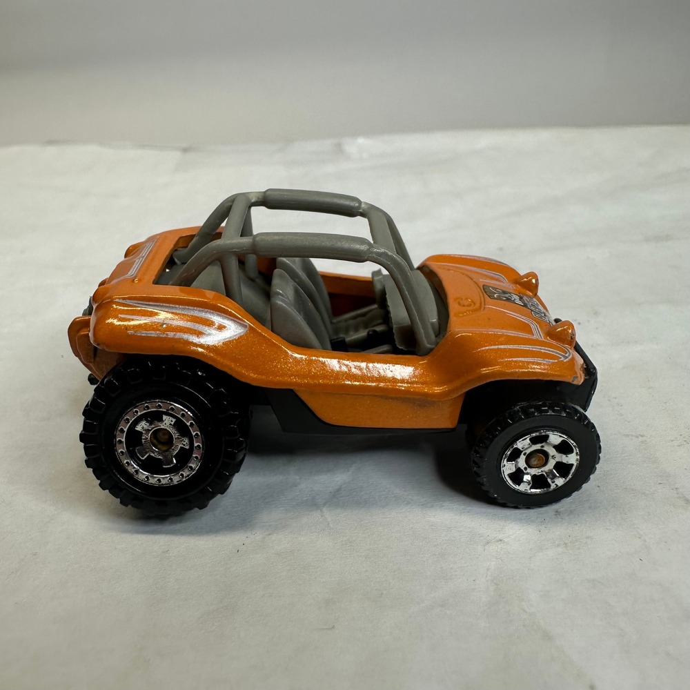 Matchbox Orange Dune‎ Buggy Baja Bandit Beetle Off Road Toy Car 2007 Mattel